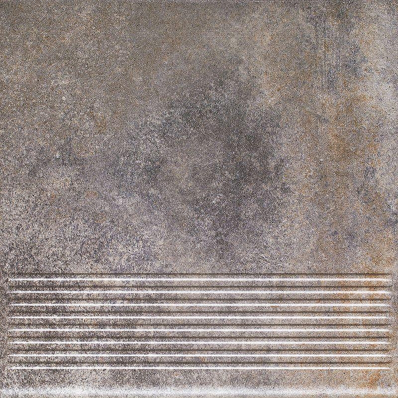 Ступень фронтальная Ceramika Paradyz Viano Grys Серый матовая 