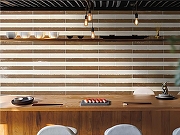 Керамическая плитка Monopole Ceramica Marbella Светло-серый глянцевая 5x40 см-2