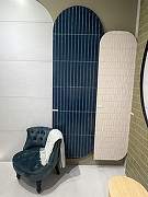 Керамическая плитка Monopole Ceramica Marbella Синий глянцевая 5x40 см-2