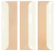 Керамогранит DNA Tiles Bow Decor Natural Бежевый комбинированная 5,2x16 см