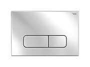 Инсталляция Рехау Novaflow 19101091001 для унитаза с клавишей смыва цвет Хром глянцевый-2