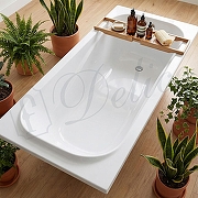 Ванна из искусственного камня Delice Triumph 170х70 DLR330010-G цвет Белый-4