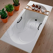 Ванна из искусственного камня Delice Bravo 180х75 DLR330038RB-G цвет Белый-6