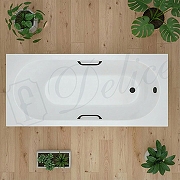 Ванна из искусственного камня Delice Bravo 190х90 DLR330039RB-G цвет Белый-7