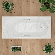 Ванна из искусственного камня Delice Bravo 190х90 DLR330039R-G цвет Белый-7