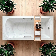 Ванна из искусственного камня Delice Scandi 180х70 DLR330029R-G цвет Белый-7