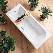 Ванна из искусственного камня Delice Scandi 180х80 DLR330031R-G цвет Белый-6