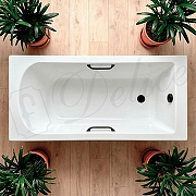 Ванна из искусственного камня Delice Scandi 165х70 DLR330037RB-G цвет Белый-7