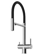 Смеситель для кухни Domaci Ливорно D8644BR цвет Сталь-10