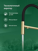 Смеситель для кухни Domaci Ливорно D8644GM цвет Золото матовое-5