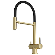 Смеситель для кухни Domaci Ливорно D8644GM цвет Золото матовое-10