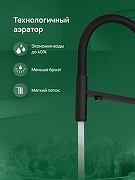 Смеситель для кухни Domaci Ливорно D8644BK цвет Черный матовый-5
