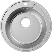 Кухонная мойка Domaci Равенна 50 со смесителем цвет Сталь-1