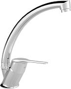 Кухонная мойка Domaci Равенна 50 со смесителем цвет Сталь-6