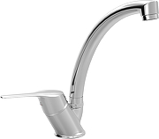 Кухонная мойка Domaci Равенна 50 со смесителем цвет Сталь-8