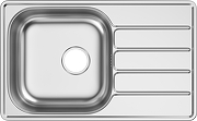 Кухонная мойка Domaci Равенна 78 со смесителем цвет Сталь-1