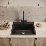 Кухонная мойка Domaci Болонья 59 М-44-002 цвет Черный-5