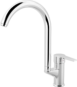 Кухонная мойка Domaci Равенна 48 со смесителем цвет Сталь-5