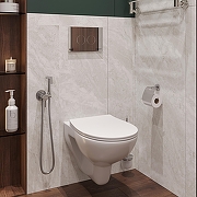 Инсталляция STWORKI комплект 4в1 с клавишей смыва цвет Хром глянцевый, шумоизоляцией и комплектом креплений-8