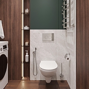 Инсталляция STWORKI комплект 4в1 с клавишей смыва цвет Хром глянцевый, шумоизоляцией и комплектом креплений-10