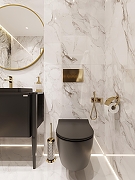 Инсталляция STWORKI комплект 4в1 с клавишей смыва цвет Золото матовое, шумоизоляцией и комплектом креплений-7