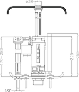 Сливная арматура STWORKI 500413 цвет Хром-3