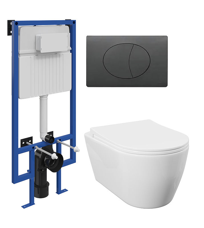 Комплект унитаза с инсталляцией STWORKI Ноттвиль SETK3104-2616-001-1-8000+510162+230858 