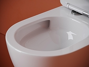 Комплект унитаза с инсталляцией STWORKI CN11001T+510162+230823 цвет Белый с сиденьем Микролифт и клавишей смыва цвет Хром матовый-5