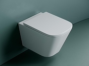 Комплект унитаза с инсталляцией STWORKI CN4009T+510162+230823 цвет Белый с сиденьем Микролифт и клавишей смыва цвет Хром матовый-4