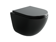 Комплект унитаза с инсталляцией STWORKI CN4008TMB+510162+230823 цвет Черный матовый с сиденьем Микролифт и клавишей смыва цвет Хром матовый-8
