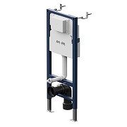 Комплект унитаза с инсталляцией STWORKI Готланд S13401WH+I012709+I090151 цвет Белый с сиденьем Микролифт и клавишей смыва цвет Хром глянцевый-8