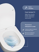Унитаз с инсталляцией STWORKI Левангер S07401WH+S33500CR цвет Белый с сиденьем Микролифт и клавишей смыва цвет Хром глянцевый-7