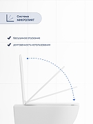 Комплект унитаза с инсталляцией STWORKI Левангер S07401WH+S33500GM цвет Белый с сиденьем Микролифт и клавишей смыва цвет Золото матовое-10