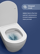 Комплект унитаза с инсталляцией STWORKI Кронборг S28401WH+S28500CR цвет Белый с сиденьем Микролифт и клавишей смыва цвет Хром глянцевый-7