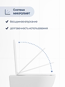 Комплект унитаза с инсталляцией STWORKI Кронборг S28401WH+S28500CR цвет Белый с сиденьем Микролифт и клавишей смыва цвет Хром глянцевый-10