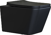 Комплект унитаза с инсталляцией STWORKI CN3007MB+510162+230823 цвет Черный матовый с сиденьем Микролифт и клавишей смыва цвет Хром матовый-8