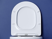 Комплект унитаза с инсталляцией STWORKI CN4002T+510162+230823 цвет Белый с сиденьем Микролифт и клавишей смыва цвет Хром матовый-4