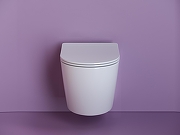 Комплект унитаза с инсталляцией STWORKI CN11001+510162+230823 цвет Белый с сиденьем Микролифт и клавишей смыва цвет Хром матовый-1