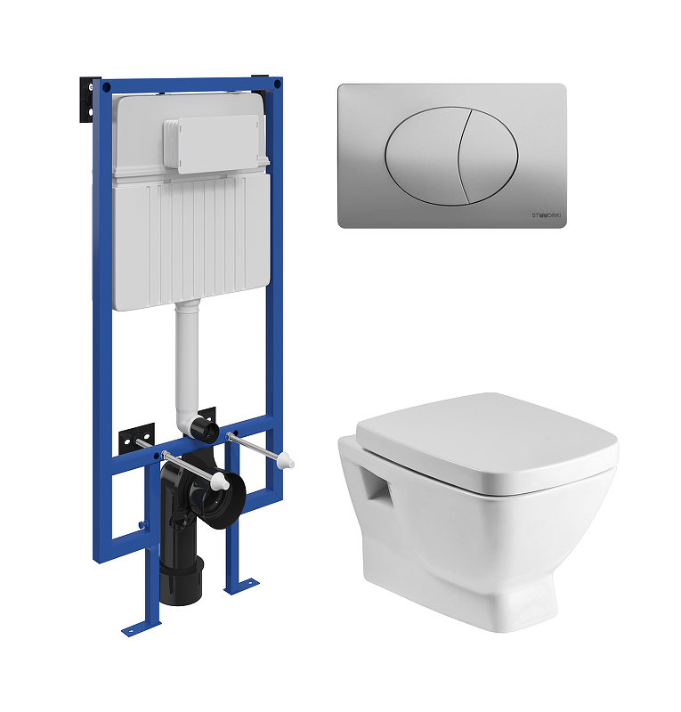 Комплект унитаза с инсталляцией STWORKI 1WH302423+510162+230823 