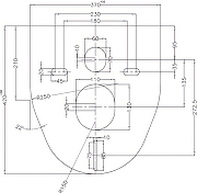 Комплект унитаза с инсталляцией STWORKI 1WH302423+510162+230823 цвет Белый с сиденьем Микролифт и клавишей смыва цвет Хром матовый-10