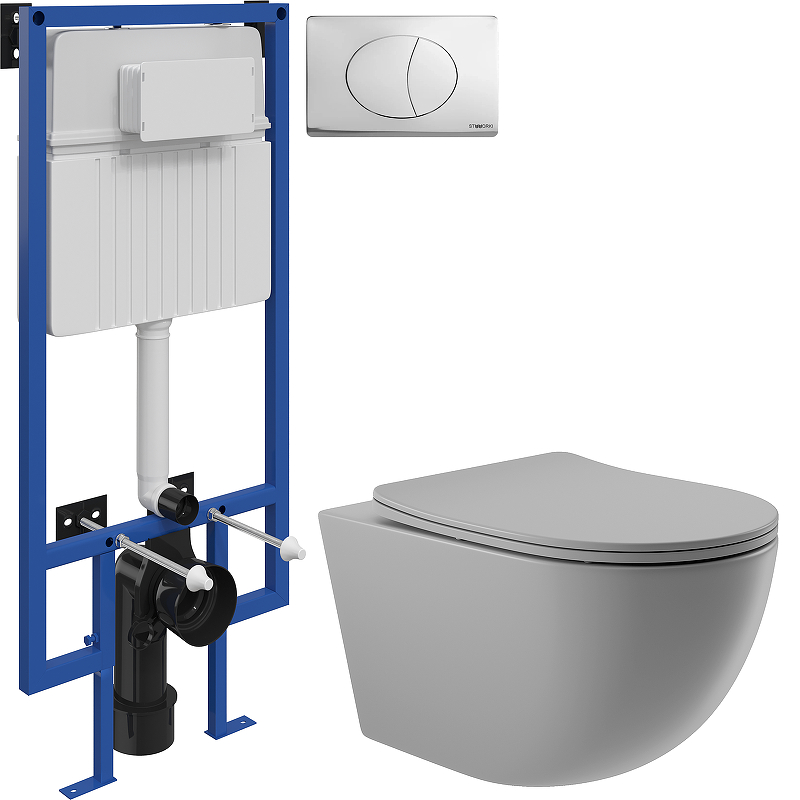 Комплект унитаза с инсталляцией STWORKI OVO0130+510162+230822 