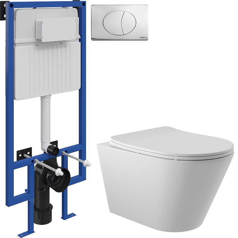 Комплект унитаза с инсталляцией STWORKI CON0120+510162+230822 