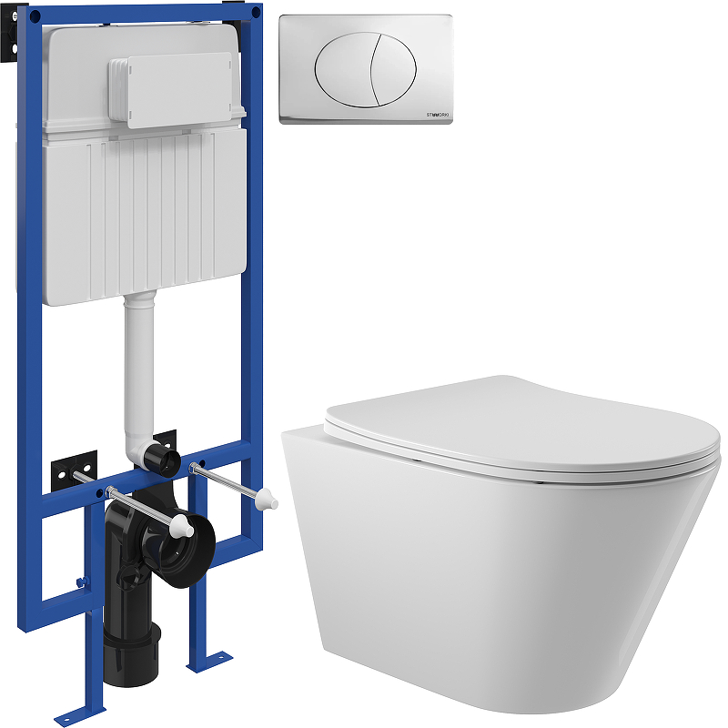 Комплект унитаза с инсталляцией STWORKI CON0110+510162+230822 