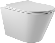 Комплект унитаза с инсталляцией STWORKI CON0110+510162+500470 цвет Белый глянец с сиденьем Микролифт и клавишей смыва цвет Белый глянцевый-3