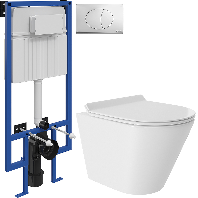 Комплект унитаза с инсталляцией STWORKI CONT0110+510162+230822 