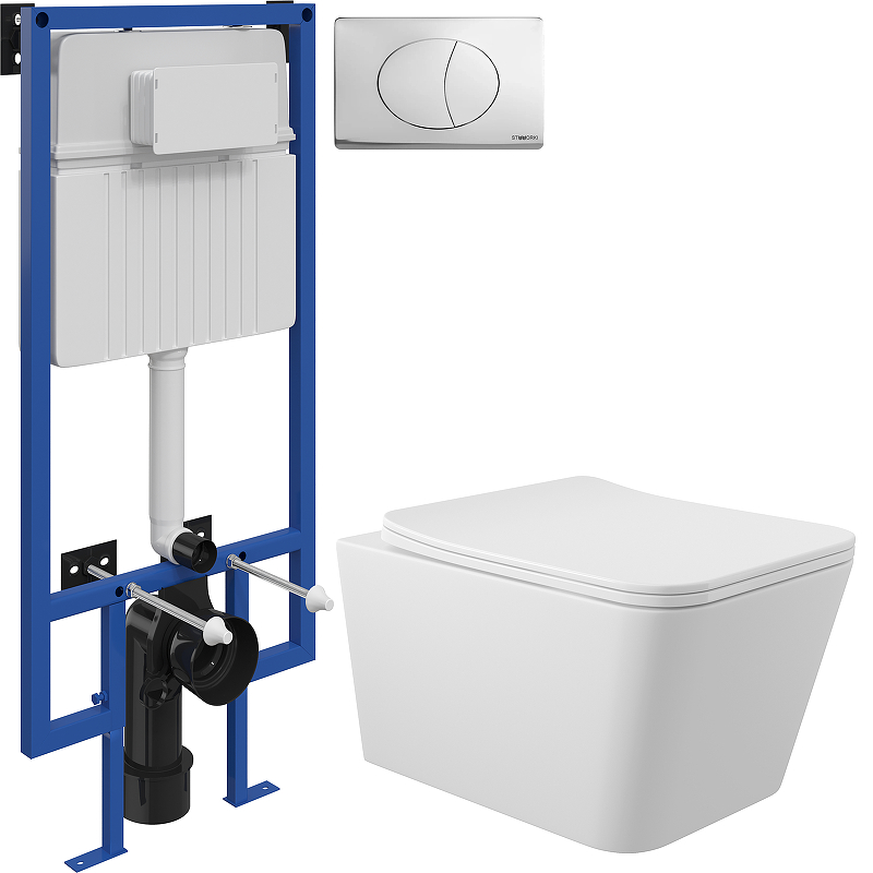 Комплект унитаза с инсталляцией STWORKI MAC0120+510162+230822 