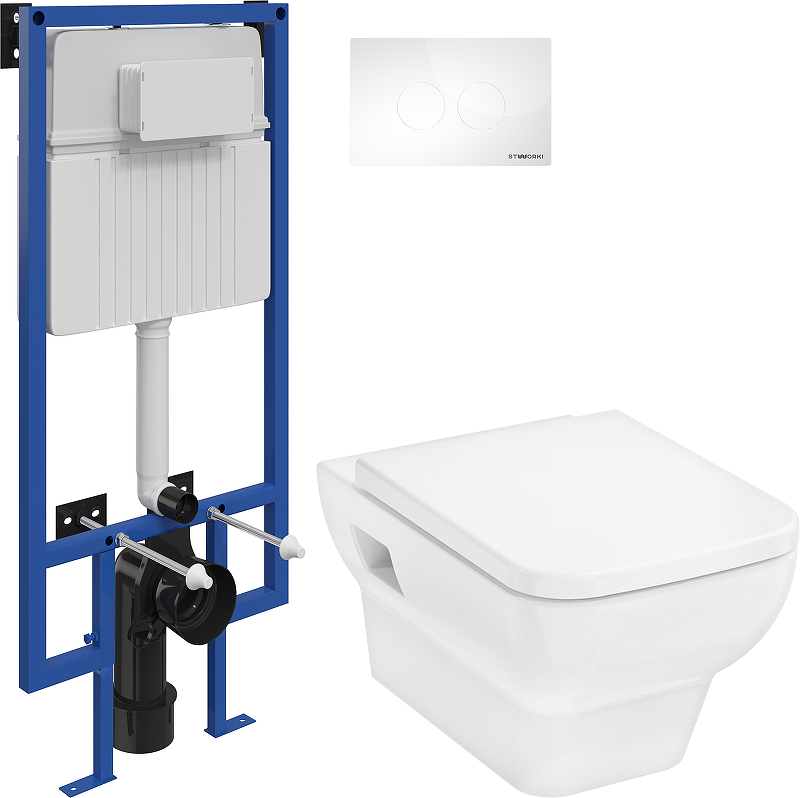Комплект унитаза с инсталляцией STWORKI INS-676613 