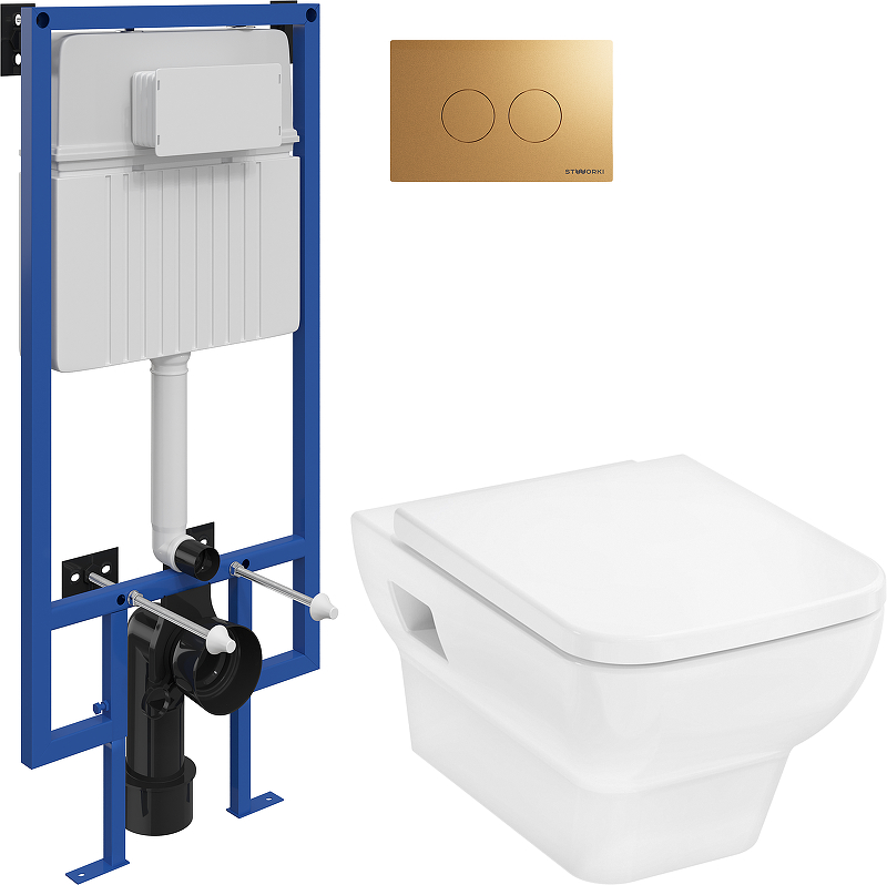 Комплект унитаза с инсталляцией STWORKI INS-676620 