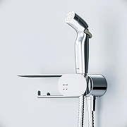 Унитаз STWORKI Готланд S13401WH подвесной с гигиеническим душем со смесителем AM.PM Like F0202600 цвет Белый с сиденьем Микролифт-4