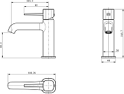 Душевая система STWORKI Эстерсунд/Молде S31010CR+S23180CR+S31100CR со смесителем для раковины цвет Хром-12